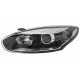 Renault Megane 2014-2016 Black Inner Halogen Head Lamp Unit Passenger Side
